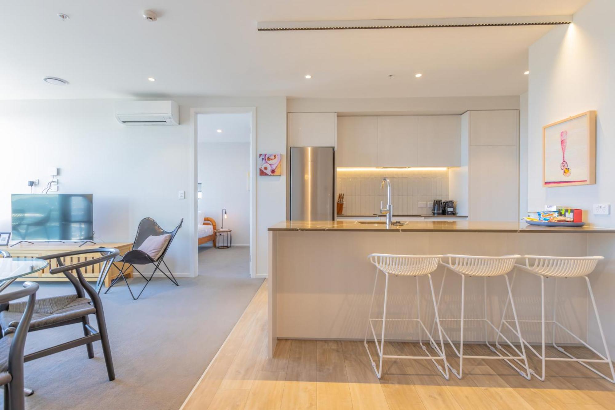 Luxury 2 Bedroom Cbd Apartment With Free Parking Крайстчерч Екстер'єр фото